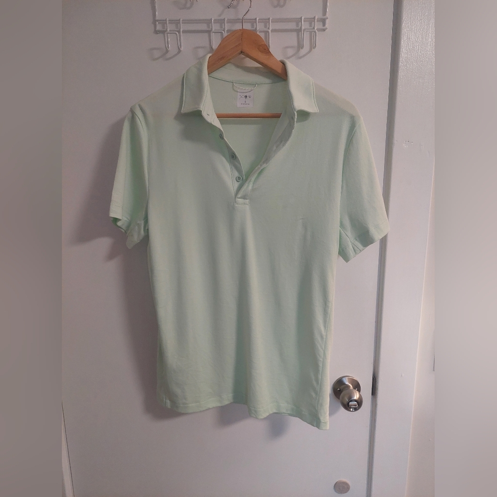 J. Crew Factory Mint Green Polo Shirt